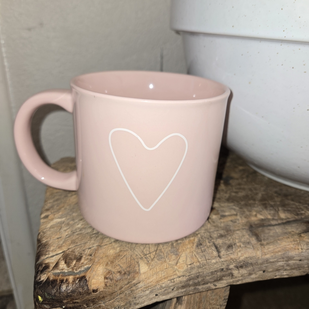 Opalhouse Pink Heart Mug